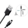 Crescent2 Universal 5V Power Cable Cord Charging Cable Tips for Router Moon Lamp LED Light. 