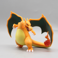 IUQXU 10cm Pokemon Charizard Wm Windmill Popular Anime Figure Model Gk Statue Collection Desktop Decoration Ornament Doll Toys Gifts. 