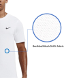 Nike t shirt Drifit Breathable Men's t shirt Slim Fit Power Tech New black and White Drifit Nike T shirt Collection For Gym Workout Yoga Running Sport Bicycle Cycling Jet Black T shirt. 