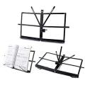 Music Stand / Adjustable Notation Stand - 2 in 1 Dual-Use Desktop Book Stand Folding Music Holder with Carrying Bag. 