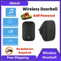 Wireless Doorbell smart Self Powered Waterproof Wireless Doorbell No Battery Required - 38 tunes - 4 volume level door bell. 