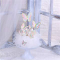 10pcs DIY Cake Decoration Happy Birthday Theme Butterfly Paper Cake Topper. 