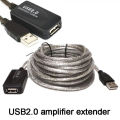 5/10/15/20m Usb 2.0 Cable Male To Female Active Extension Extend M/f Usb To Usb Cable Cord Usb Adapter Amplifier Chip. 