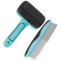 Dog Slicker Brush Stainless Steel Needle Pet Brush Kit For Home For Dogs. 