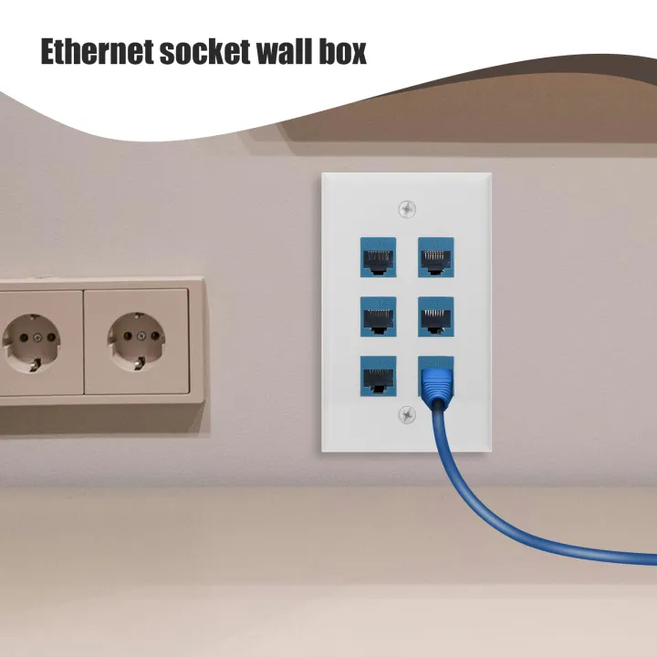 6%20Port%20Network%20Panel%20115X70mm%20Ethernet%20Wall%20Outlet%20Socket%20Plate%20Home%20Plastic%20Ethernet%20Socket%20Household%20Panel%20-%20Image%203