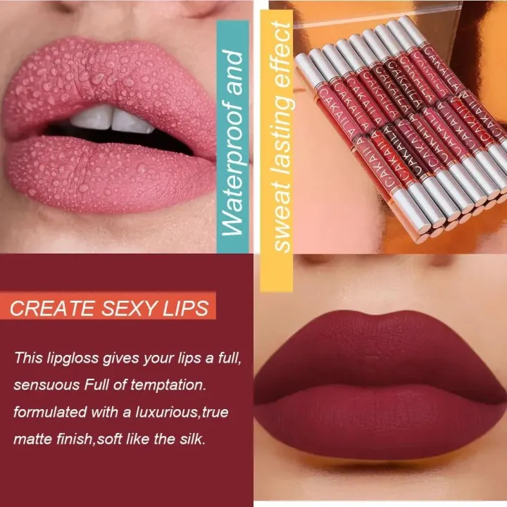 10/6%20PCS%20Lipstick%20Set%20Makeup%20for%20women%20Waterproof%20Long%20lasting%20Cosmetics%20Korean%20makeup%20Matte%20lipstick%20-%20Image%204