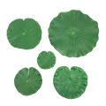 15 Pieces 5 Kinds Artificial Floating Foam Lotus Leaves Lily Pads. 