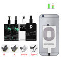 Micro USB Type C Universal Fast Wireless Charger adapter For Samsung huawei For iPhone For Android Qi Wireless Charging Receiver. 