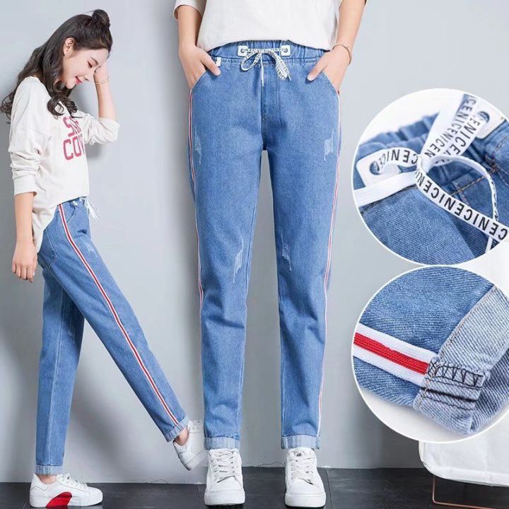 Junior%20and%20Middle%20School%20Students%20Wide-Leg%20Jeans%20Women's%20Spring%20and%20Summer%20New%20Versatile%20Casual%20Loose%20Girl%20Student%20Big%20Children%20Straight%20Pants%20-%20Image%209