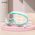 Sutuiying Original Swimming Goggles Big Frame Swimming Goggles Big Frame HD Wide View Anti-Fog UV Protection Swimming Goggles for Adults No Leaking. 