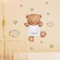 Cute Giraffe Bear Elephant Star Switch Sticker Kid Baby Bedroom Decoration Self-adhesive Home Decor Wallpaper Child Wall Decals. 