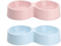 Small Double Bowls Cute Multi-Purpose Candy Colour Puppy Dog Rabbit Cat Food Bowl Pets Food Bowls Food Dish Pet Feeders Water Bowl Cat Bowl Feeder Travel Bowl Cat Plate Pet Plate Dispenser Pets Food Bowl Feeder Cat Dish Pet Dish Food Grade Plastic Cats. 