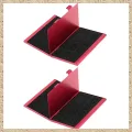 2X 12in 1 Aluminum Storage Box Bag Memory Card Case Holder Wallet for 4 x SD Micro-SD SDHC SDXC MMC 8 x TF SIM Card. 
