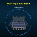 Auoyo Solar Sensor Light Outdoor Waterproof Garden Light LED So-lar Lamp Spotlights Led Wall Light Outdoors Smart Sensor Human Induction Lamp Infrared Anti Theft Rustproof Street Lamp. 
