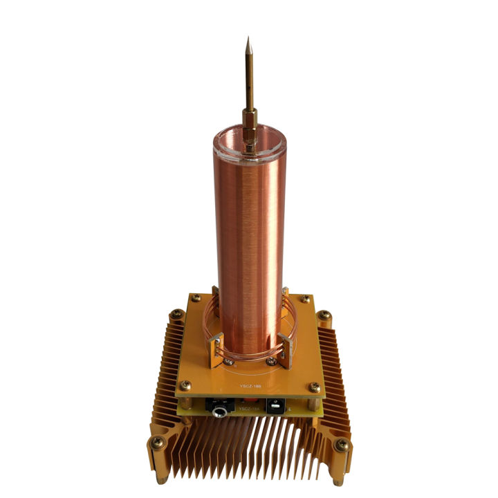 Multifunctional Electroni-cs Audio Music Tesla Coil Modul-e Plasma Speaker Wire-less Transmission Sound Solid Science