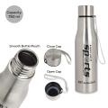 Sports Single Wall Glossy Stainless Steel Refrigerator Water Bottle (Steel) 500ML 750ml 1000ML Bottle. 