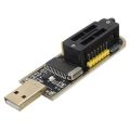 CH341A 24 25 Series EEPROM Flash BIOS USB Programmer + SOIC8 SOP8 Test Clip for EEPROM 93CXX / 25CXX / 24CXX. 