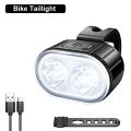 Bicycle Headlights Running Lamp Tail Lights Set Front Lights USB Charging Warning Light. 