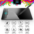 VEIKK A50 Graphics Drawing ta-blet 10 x 6 Inch Large Active Area 8 Express Keys & Gesture Touch-Pad 8192 Levels Pressure Art Graphics ta-blet with batt-ery-free Stylus 8 Pen Nibs Compatible with Windows Mac OS Andr-oid for Painting Design Online Teaching. 