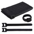 50 Pcs Black Reusable Cable Fixing Straps Approximately 6 Inches Ties. 