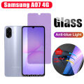4 in 1 Samsung Galaxy A07 4G Shockproof Phone Case With Magnetic Wireless Charging Sticker For Samsung A07 A06 A17 A16 Anti-blue Ray Tempered Glass and Lens Film. 