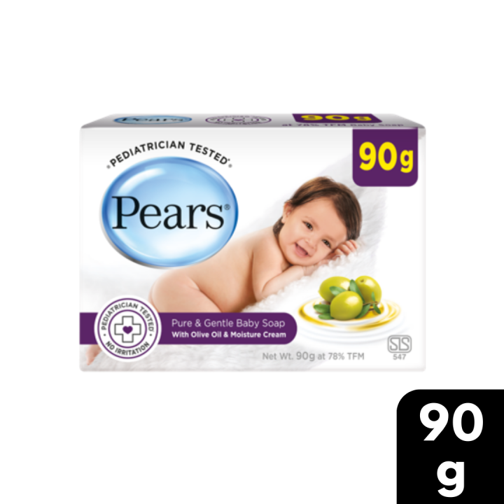 Pears Pure & Gentle Baby Soap, 90g