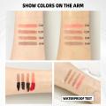 QIBEST Lip Liner Peel Off Tattoo Lipgloss Waterproof Long Lasting Matte Lip Tint Brown Contour Tear-off Lip Stain Cosmetics. 