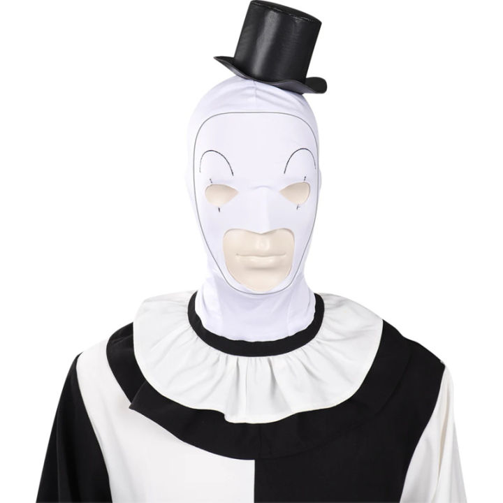Terrifier%202%20Art%20the%20Clown%20Cosplay%20Costume%20Jumpsuit%20Hat%20Outfits%20Halloween%20Carnival%20Suit%20-%20Image%206