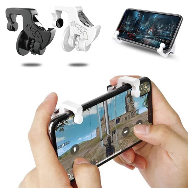 Hot1 Pair Phone Holder Gamepad Trigger Button Smart Phone Joysticks ...