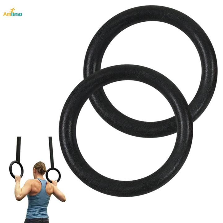 2x Gymnastics Rings Training Rings for Women Men Non Slip Rings Training Pull up Exercise Rings Gym Rings Fitness Equipment