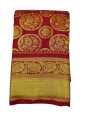 Stone Work Pattu Saree Women's South Indian Embroidered Silk Saree with Blouse Piece. 