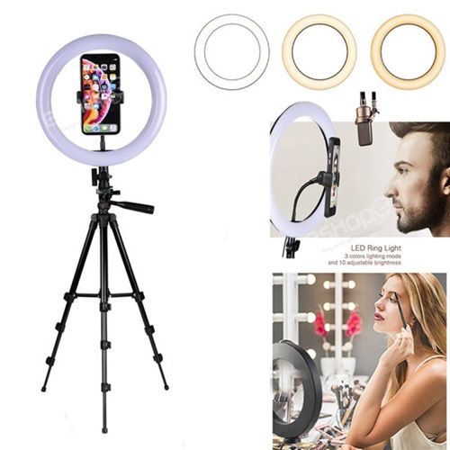 Selfie%20LED%20Ring%20Light%2010-Inch%20with%20360%C2%B0%20Rotatable%20Stand%20&%20Adjustable%20Phone%20Holder%20for%20Studio%20Use%20-%20Image%204