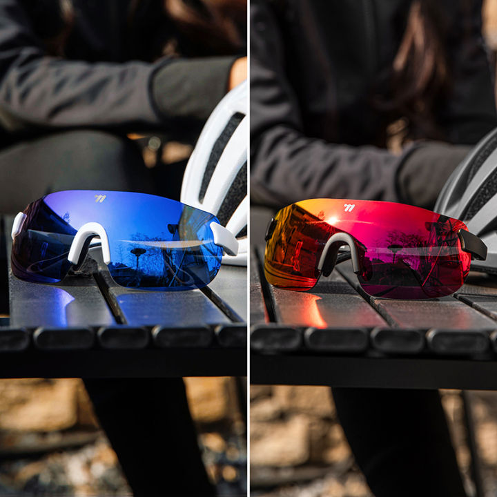 WEST%20BIKING%20Photochromic%20Men's%20Cycling%20Glasses%20Lightweight%20TR-90%20Rimless%20Sunglasses%20for%20Women%20Colorful%20Aesthetic%20Sports%20Glasses%20-%20Image%205