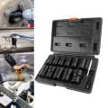 13Pcs Wheel Lock Removal Kit Bolt Extractor for Removing Stripped, Damaged Screws Accessory Lug Nut. 