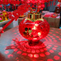 Auoyo Spring Festival Lantern Handheld Celebration Red Lantern Festival Atmosphere Decoration LED Light Chinese Red Lanterns Decorations New Year Lantern Hanging Lanterns. 