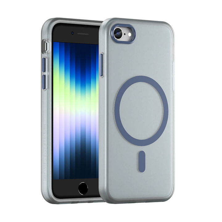 Luxury%20soft%20SE3%20Magsafe%20protective%20case%20SE4%20for%20iPhone%207%20wireless%20charging%20Apple%208%20magnetic%20jelly%20SE2%20transparent%20protective%20cas%20-%20Image%208
