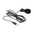 Lavalier Microphone Portable Mini For Youtubers and Tik Tok User Mic for PC, Laptop,Phones  Lavalier Mic with Clip ~ 3.5mm with External Microphone Aux Audio Port for Recording Teaching Lectures Students Teachers Zoom Class Students. 