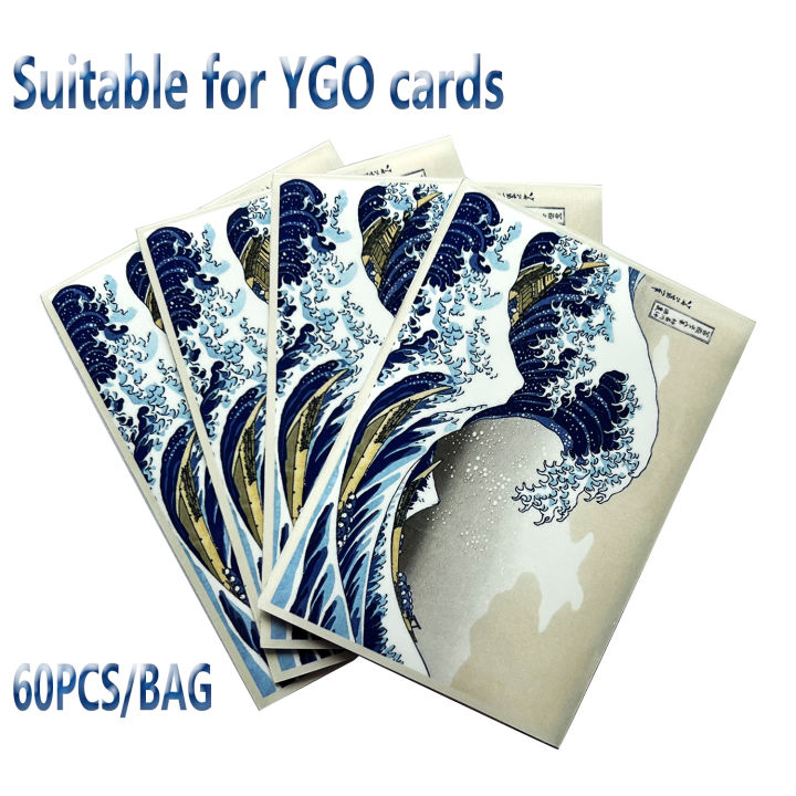 【New Arrivals】【New Arrivals】60PCS/BAG TCG The Great Wave Card Sleeves ...