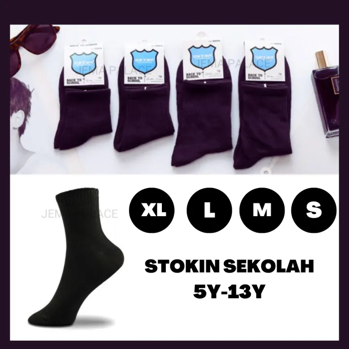 Stokin%20Sekolah%20Murah%20Hitam%20uni%20Stoking%20School%20Socks%20Black%20Tebal,%20Lembut%20dan%20Tahan%20Lasak%20-%20Image%206