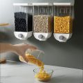 Cereal Dispenser / Dry Food Dispenser Wall Mounted High Capacity Single Piece Home Food Dispenser. 