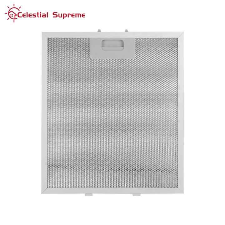 Range Hood Filter Replacement 12.6x10.24 Inch Aluminum Mesh Grease Filter for Kitchen Exhaust Fan Stove Hood Vent Replacement Range Hood Filter for Cleaner Air Grease Trap Filter for Range Hood