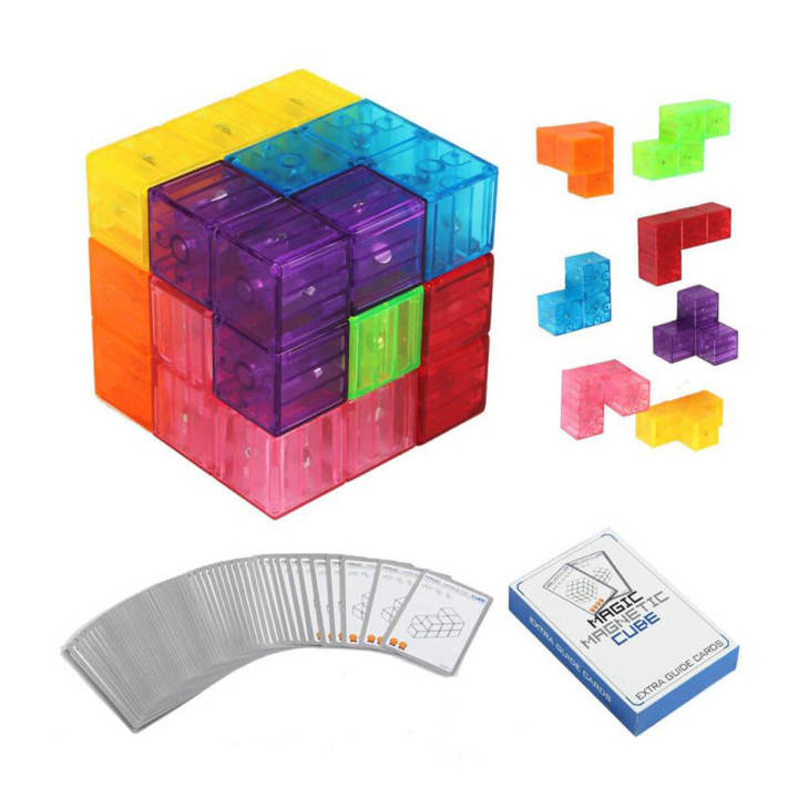 Magnetic%20Building%20Blocks%20Magic%20Magnetic%203D%20Puzzle%20Cubes%20-%20Set%20of%207%20Multi%20Shapes%20Magnetic%20Blocks%20with%2092%20Models%20Book%20-%20Intelligence%20Developing%20and%20Stress%20Relief%20Fidget%20Toys%20-%20Image%207