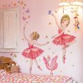 Dancing Girls Children Room Wall Stickers Baby Butterfly Wall Stickers for Girls Stickers for Kids Room Nursery Decor Wallpaper. 