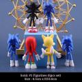 Sonic The Hedgehog Figure Set - 6 Figures - Sonic Theme Play Mini Figures. 