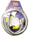 Flexible Hose Cable Bidet Spray Hose Telephone Shower Hose 3 ft / 90 cms Stainless Steel Bathroom. 