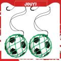 2PCS Football Kick Trainer Soccer Ball Net , Green. 