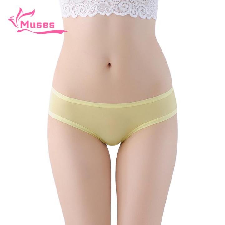 Muses%20Mall%20Breathable%20Mesh%20Briefs%20Mesh%20Briefs%20Solid%20Color%20Ultra-thin%20Low-rise%20Panties%20Breathable%20Underpants%20Ultra-thin%20Low-rise%20Panties%20-%20Image%203