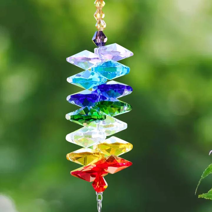 Rainbow%20Glass%20Crystal%20Garland%20Strands%20Chakra%20Beads%20Prisms%20Suncatcher%20Chandelier%20Crystal%20Ball%20Replacement%20Car%20Pendant%20Hanging%20-%20Image%204