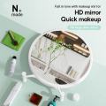 LED Makeup Mirror Desktop Vanity Mirror Countertop Cosmetic Mirror Desktop Mirror With Light Fill Light Face Mirror Dressing Table Beauty Mirror 化妆镜. 