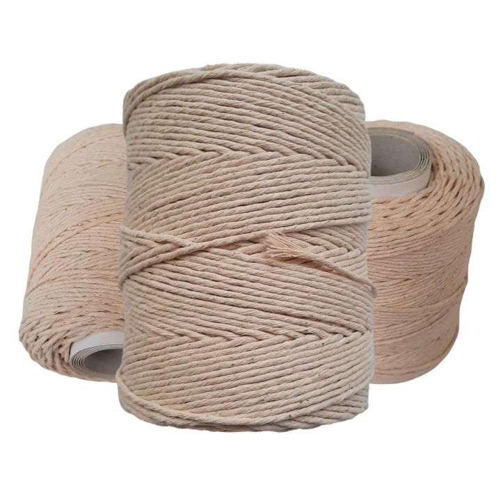 Macrame Cord Candle Wick Roll ( 18ply / 2mm ) 100% Cotton Premium Quality